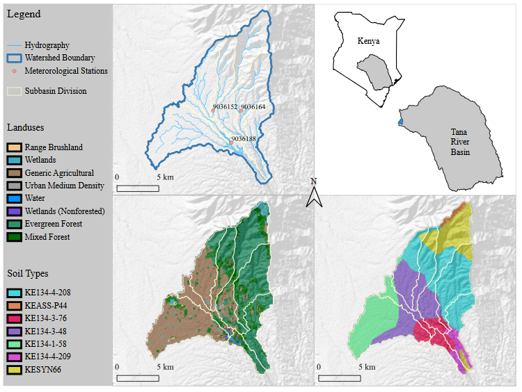 Sasumua watershed map